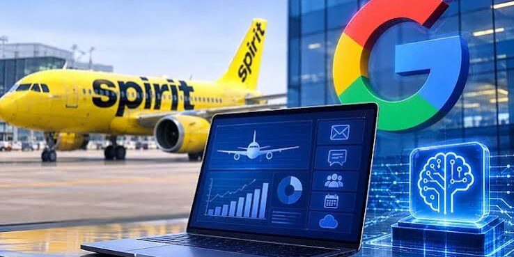 Google Akuisisi Data Bisnis Spirit Airlines