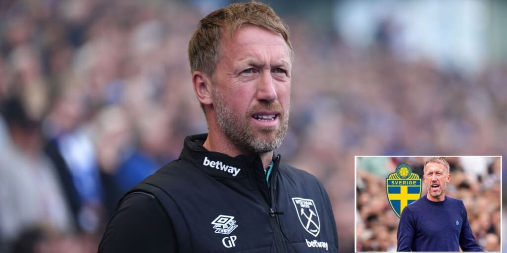 Graham Potter pelatih tim Swedia