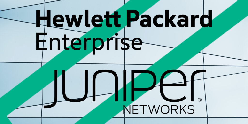 Hewlett Packard Enterprise dan Juniper Networks