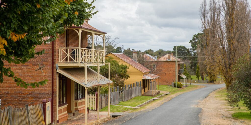 Hill End, bekas kota pertambangan emas di New South Wales