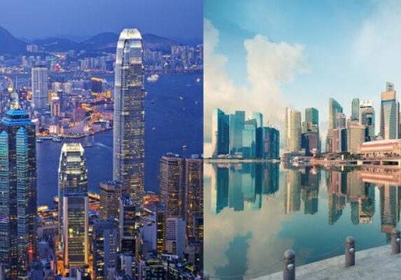 Hong Kong dengan Singapura