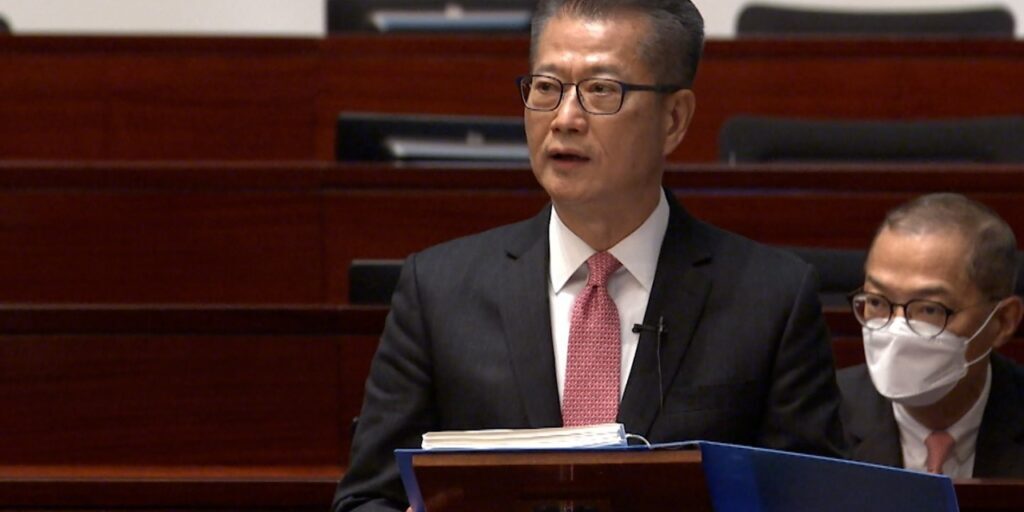 Hong Kong's Finance Secretary Paul Chan