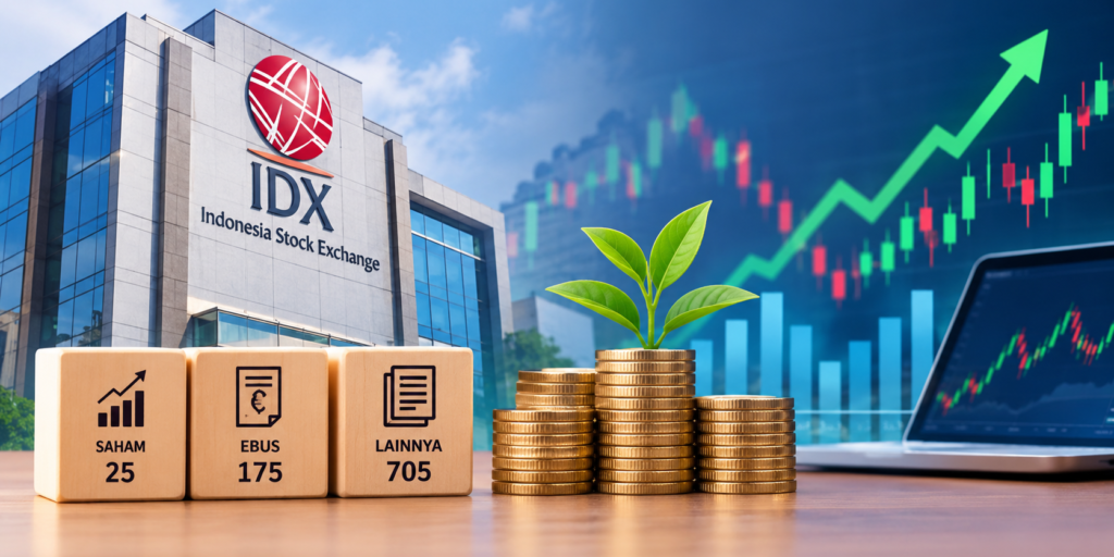 Ilustrasi BEI menargetkan pencatatan 905 efek baru pada 2027, didukung peningkatan transaksi dan jumlah investor pasar modal.