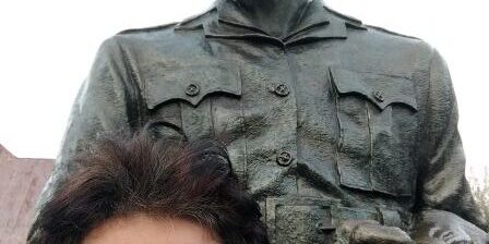 Monumen Bung Karno di rumah pengasingannya tahun 1948 di Berastagi Kabupaten Tanah Karo, Provinsi Sumatera Utara (Foto dokumentasi: Fadmin Malau)