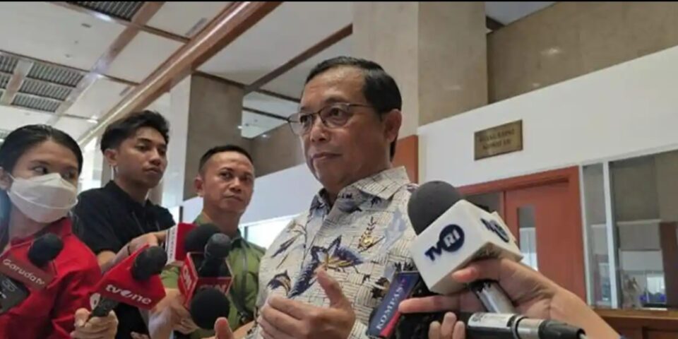 Anggota Komisi VI DPR RI Fraksi Partai Demokrat, Herman Khaeron, di Kompleks Parlemen, Senayan, Jakarta, Rabu (1/4/2026). 