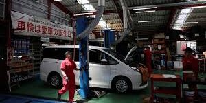 Ilustrasi Bengkel Mobil