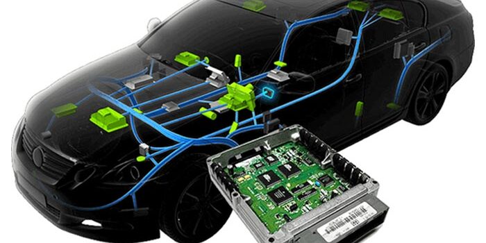 Ilustrasi Chip dan Otomotif