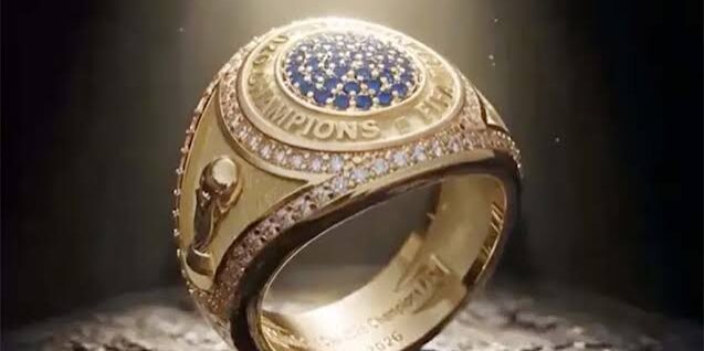 Ilustrasi Cincin untuk Tim Juara Piala Dunia