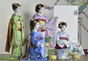Ilustrasi Geisha di Jepang