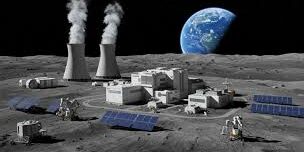 Ilustrasi Reaktor Nuklir di Bulan