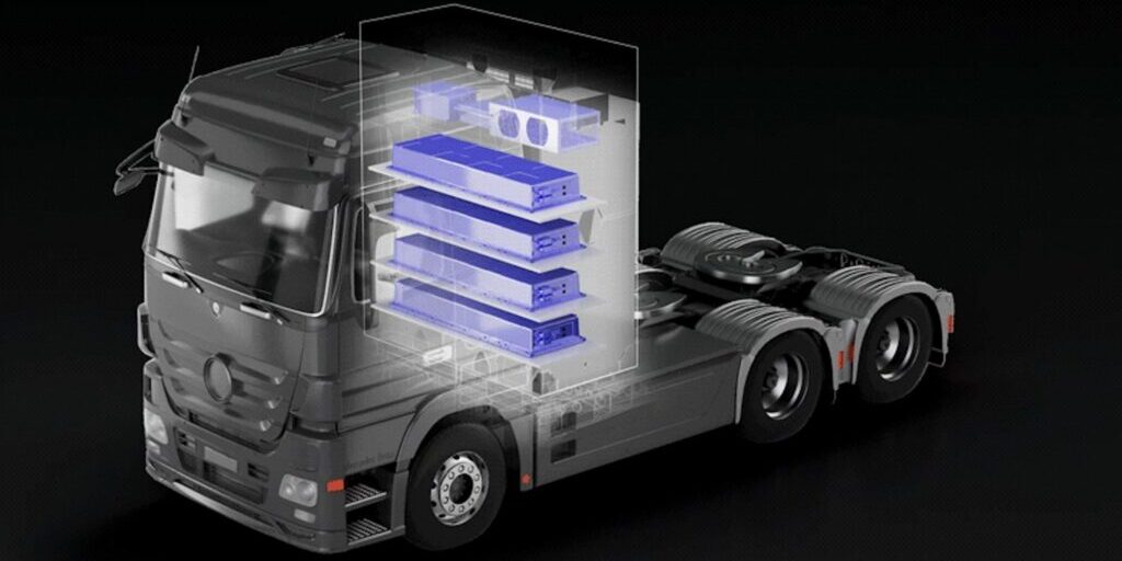 Ilustrasi Truk EV