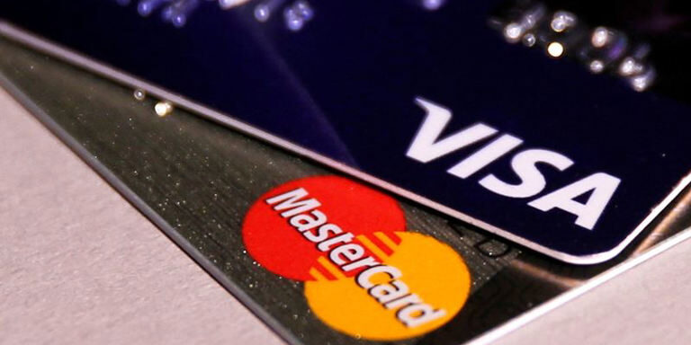 Ilustrasi Visa dan Mastercard