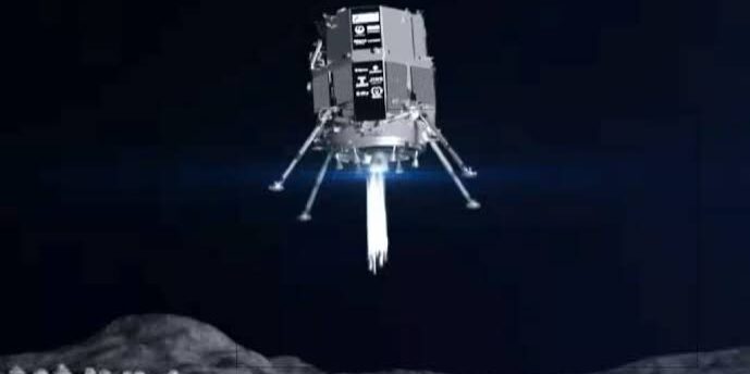 Ilustrasi Wahana pendarat bulan  'ispace'