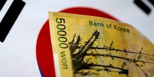 Ilustrasi Won , Mata Uang Korea Selatan