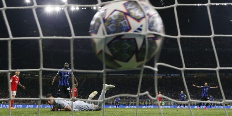 Inter mengalahkan Benfica dengan gol agregat