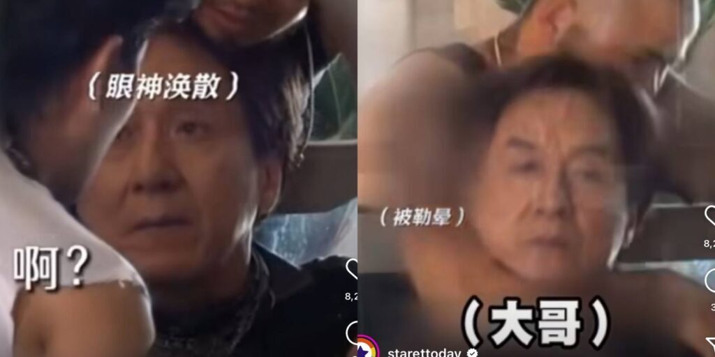 Jackie Chan pingsan saat syuting adegan dicekik