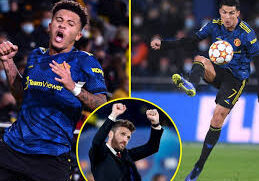 Jadon Sancho,Cristiano Ronaldo dan Michael Carrick