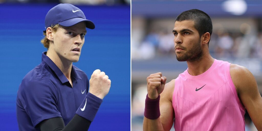 Jannik Sinner bertemu Carloz Alcaraz di final