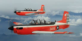 Jenis Pesawat T-34 jatuh menewaskan 2 pilot di Taiwan