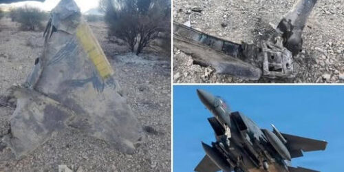 Jet Tempur AS yang ditembak jatuh Iran