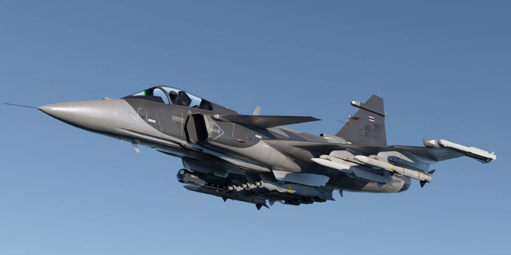 Jet Tempur Gripen JAS 39 buatan Swedia