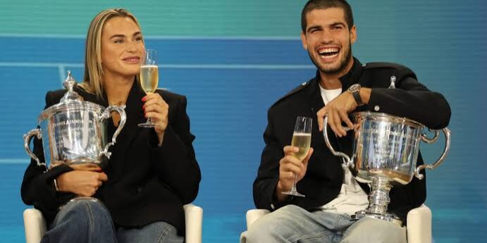 Juara Bertahan US Open, Aryna Sabalenka dan Carlos Alcaraz