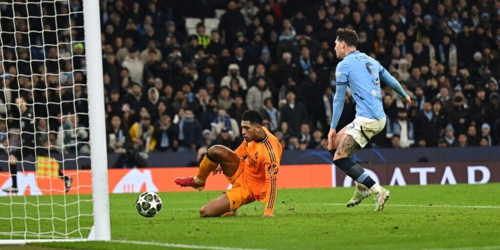 Jude Bellingham dari Real Madrid cetak gol kemenangan