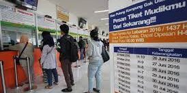 Tiket KA untuk Mudik Lebaran habis terjual