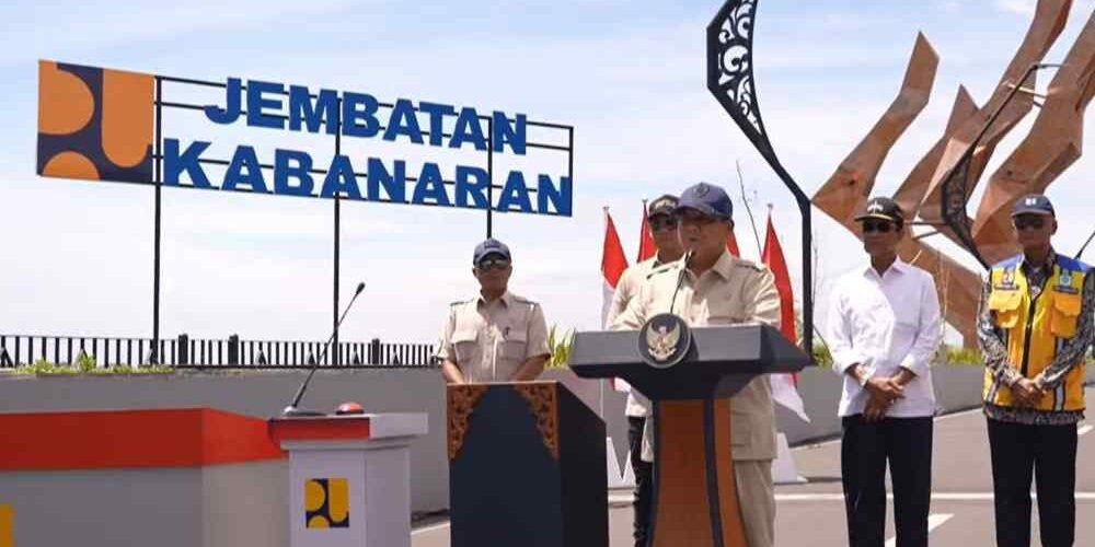 Presiden Prabowo Resmikan Pembangunan 2 Jembatan, 2 Underpass dan 1 Flyover, Bantul/Youtube Sekretariat Presiden

