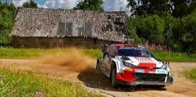 Kalle Rovanpera beraksi di Safari Rally Kenya