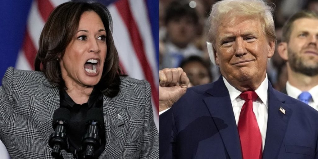 Kamala Harris dan Donald Trump