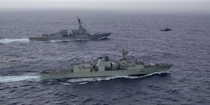 Kapal AL China manuver dekat kapal AS