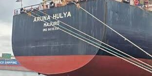 Kapal MV Aruna Hulya yang digerebek Nigeria