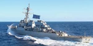 Kapal Perang AS & Inggris berlayar di Selat Taiwan