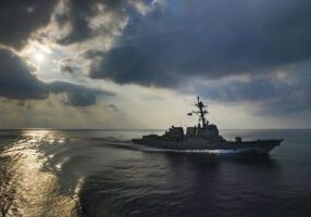 Kapal Perang AS di Laut China Selatan
