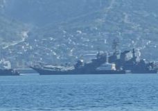 Kapal Perang Rusia rusak parah akibat serangan Drone