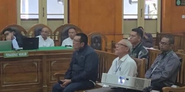 Saksi dihadirkan sekaligus oleh tim JPU KPK di ruang Cakra Utama Pengadilan Tipikor Medan

