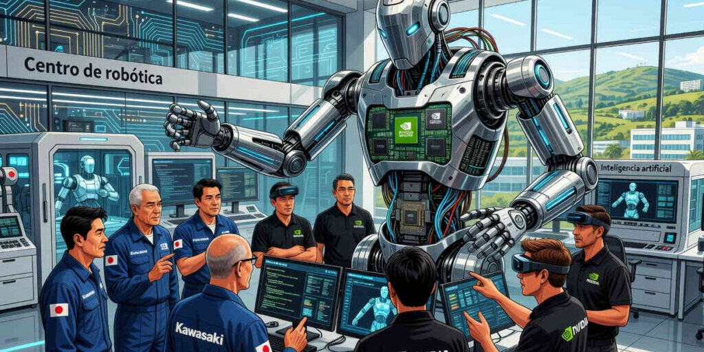 Kawasaki Heavy Industries bermitra dengan Nvidia