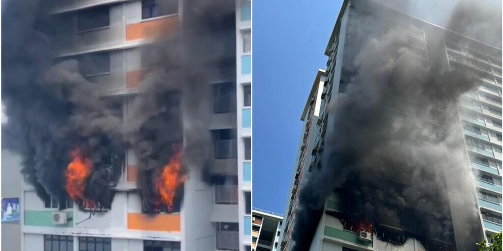Kebakaran Apartemen Dewan Perumahan dan Pembangunan (HDB) di Toa Payoh