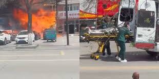 Kebakaran Restoran di Liaoyang,China Timur Laut    
