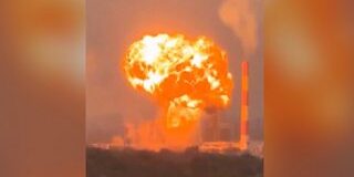 Kebakaran di Depot Minyak Sochi 