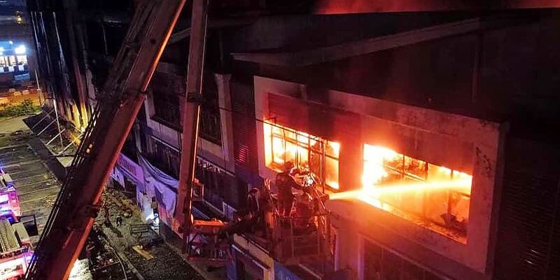Kebakaran kedua Gerai Garmen Jakel
