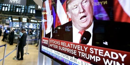 Kemenangan Trump dorong reli saham