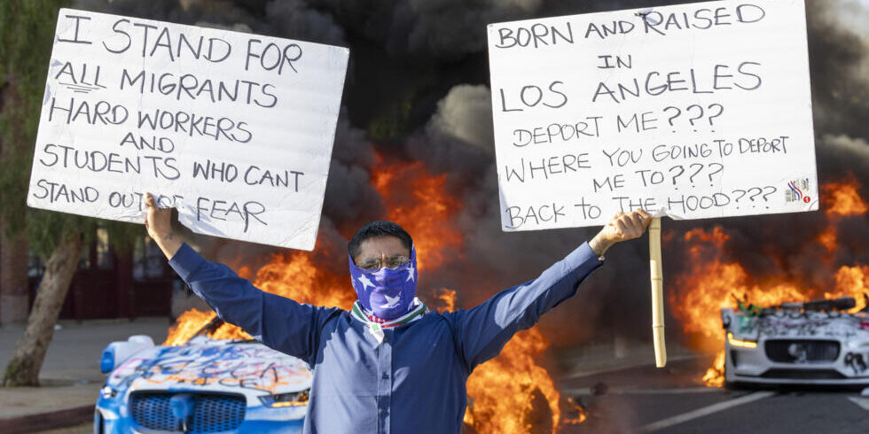 Kerusuhan terjadi di Los Angeles