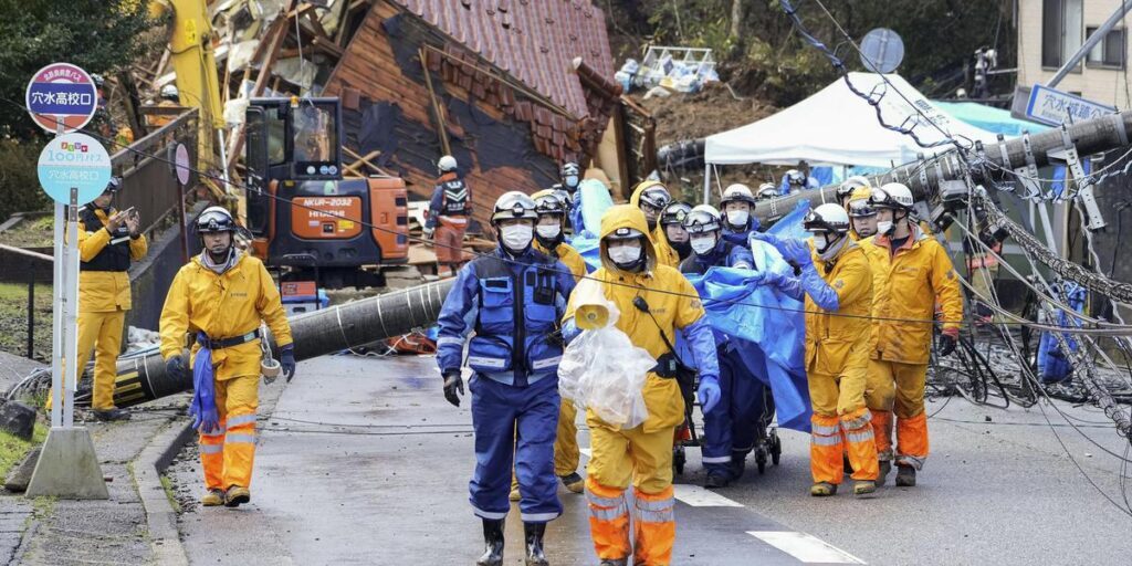 Korban gempa Jepang yang tewas168 orang,300 hilang