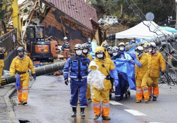 Korban gempa Jepang yang tewas168 orang,300 hilang