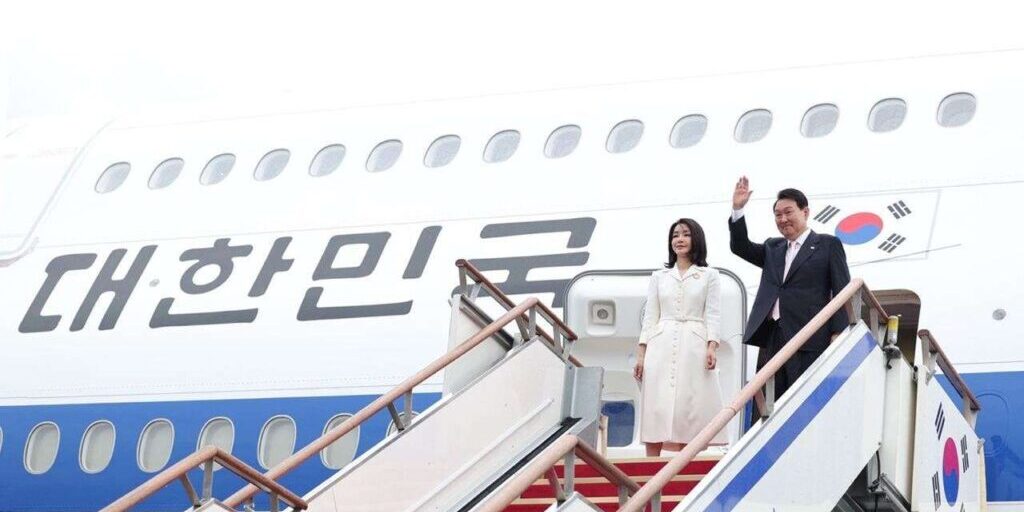 Mantan Presiden Korea Selatan,Yoon Suk Yeol dan Mantan Ibu Negara Korea Selatan, Kim Keon Hee