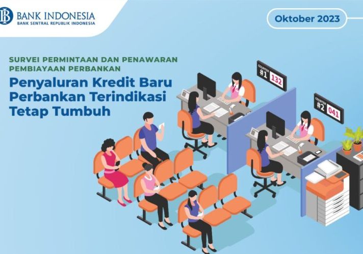 Ilustrasi perkembangan penyaluran kredit baru perbankan Oktober 2023 