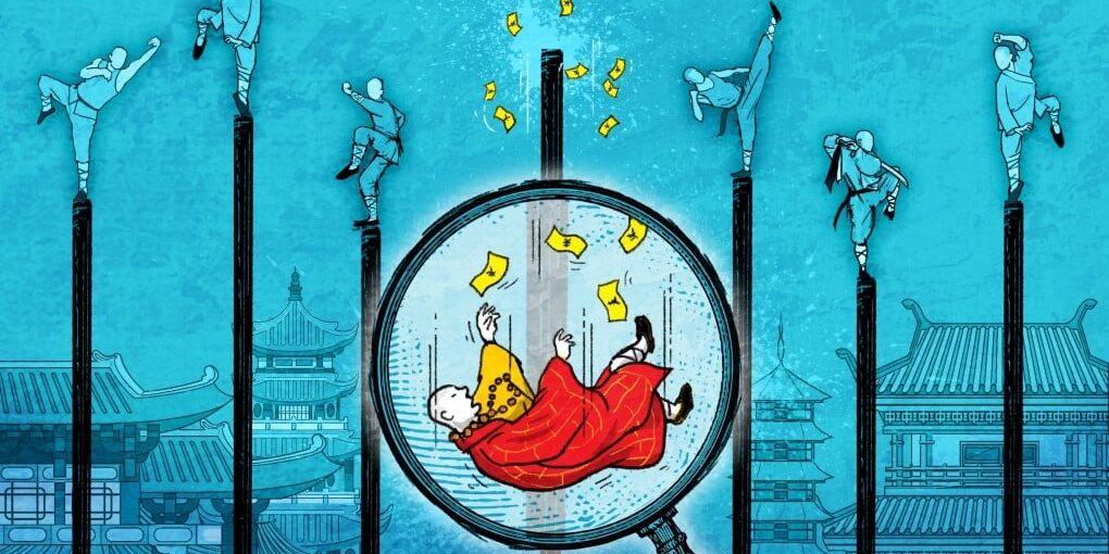Kuil Shaolin di China telah menjadi pusat skandal