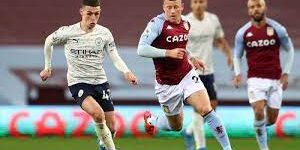 Laga Aston Villa dengan Manchester City